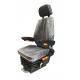Heavy Duty Truck Driver Seat with Mechanical Shock Absorbing Base 570*570*1180-1240mm