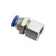 PMF Thread Nuts Female Straight One Touch Connector Pneumatic Tube Fittings