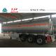 3 Axles 33000 Liters Fuel Tanker Trailer High Durability With BPW Axles