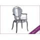 Outdoor Wedding Clear Crystal Chair With Arms Exporter (YC-117)