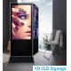 Double Sided 42-65 Inch LCD Touch Screen Kiosk Full Tempered Glass Screen