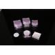 hand lip crystal pump empty square white Screen Printing Airless 30ml Cosmetic Cream Jars