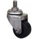 35kg Load Capacity Stainless Steel Threaded Swivel Caster with Brake 1.5 inch S26315-63
