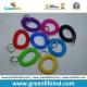 China Best Quality PU Plastic Spiral Wrist Coil Key Chain