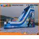 Blue PVC Tarpaulin Frozen Commercial Inflatable Slide Inflatable Dry Slide for Kids