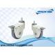 Nylon Body Construction Threaded Stem Heavy Duty Bed Casters For Hospital Equipment