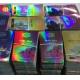Laser Rain Bow Effect Cosmetic Bottle Labels in High Grade Decoration