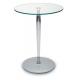 Modern Living Room Furnitures Personalized Bar Stool with Chromed Glass