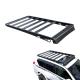 LC300 Roof Luggage Rack Black Off Road Cargo Basket Powder Coated