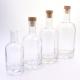 Sealed Cork Lid Empty Glass Wine Bottles 200ml 500ml Whisky Bottle