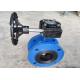Metal Butterfly Flange ValveBlue Color Dn 2 2.5 3 Inch