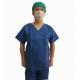 Disposable Scrub Suit ,PPor SMS fabric.Short Sleeve with or without pocket in