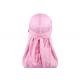 Pink GG Silk Silky Satin Designer Durag  Supplier Bulk Wholesale