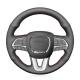 Car Steering Wheel Cover Leather Suede For Dodge Charger Challenger Durango 2016 2017 2018 2019 2020 2021 Dodge Dart 2013-2016