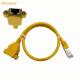 CAT6 SFTP Class 6 Double Shield RJ45 Extension Female Network Cable With Fixed Seat Ear