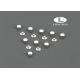 Flat Head Silver Contact Rivets for 12V / 24V AC / DC Relays and Other Switches