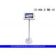 Stylish Free Standing iPad Security Kiosk Stand Enclosure With Round Base