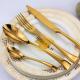 High quality Royal Stainless steel cutlery/gold flatware/wedding cutlery/wedding