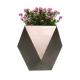 Decorative aesthetic cone flower pots geometric stand planter