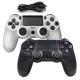 Hot wired controller for Playstation 4 usb wired gamepad for PlayStation 4 Black and White