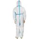 OEM White Disposable Protective Coverall Water Resistant Type 4 5 6