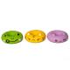 Chew Resistant Super Durable Dog Toys Squeaky Rubber Donut Dog Toy Clean Teething