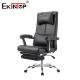 Multi Functional Leather Office Chair With Reclining And Footrest