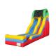 Commercial 18ft Dry Slide Inflatable Water Slide Wet For Rent Party Slip Red Yellow