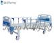 Metal Cold Rolled Steel Movable Flat Hospital Patient Care Bed