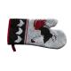 Rooster Printed Canvas Oven Mitt , Flame Retartant Oven Mitts
