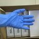 Nitrile Disposable Protective Gloves Hand Protection With ESD Polyester Stripe