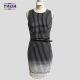 Fashion sleeveless wave point ladies fashion casual women dresses knitted dress with high quality