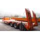 CCC Tri Axle Truck Semi Trailers 60t Low Bed Trailer Transport Heavy Equipment