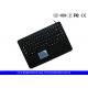 IP68 Waterproof Silicone Keyboard With Integrated Touchpad In USB Interface