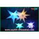 Wedding Hanging Inflatable Lighting Decoration Inflatable Led Star