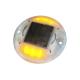 FCC Flashing Solar Road Stud Yellow LED Pavement Markers Viewing Distance 1000m
