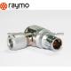 Reliable M12 Male Connector With Natural Color And Nickel / Brass Shell
