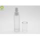 Small Empty Cosmetic Containers , 30ml Glass Pump Bottles For Essence CBD Oil
