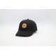 56cm Embroidered Baseball Caps 100% Cotton Twill Leather Patch Hats