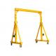 Mobile Adjustable Workshop Portal Gantry Crane 2.6m To 3.8m Lifting Height