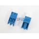 Blue Duplex Fiber Optic Adapter High Return Loss Lc To Lc Adapter