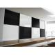 Black and White Color Safety Tempered  Glass Panel for Back Walls