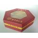Hexagon Shape Elegant Rigid Gift Boxes, Luxury Food Packaging Box For Festival Gift