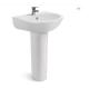 Multi Style Bathroom Wash Basin Integrated Pedestal Wash Basin