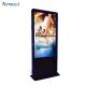 Airport Indoor lcd Digital Signage 75 Inch Interactive Digital Signage Display