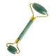 14.5cm Anti Aging Therapy Double Jade Roller Green Aventurine Face Roller