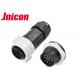 Jnicon 9 Pin Female Waterproof Data Connector , IP67 3 Pin Auto Waterproof