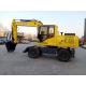 Versatile Small Wheeled Excavator With 252L Fuel Tank Capacity For Various Operations