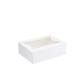 Recycled White Food Container Paper Box With Window CMYK Pantone Printing