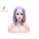 Hot Selling Custom Human Hair Wigs 100% Human Hair Purple Color Full Lace Wigs